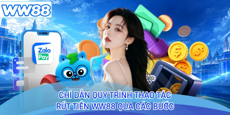 Chỉ dẫn quy trình thao tác rút tiền WW88 qua các bước