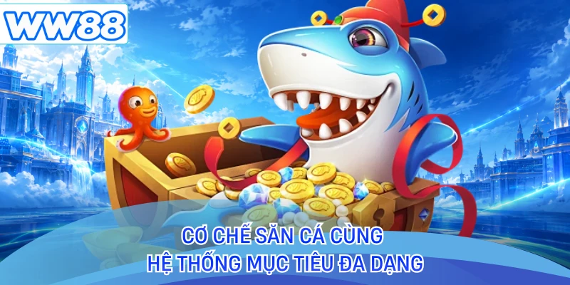 Cơ chế săn cá cùng hệ thống mục tiêu đa dạng