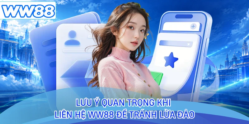 Lưu ý quan trọng khi liên hệ WW88 để tránh lừa đảo