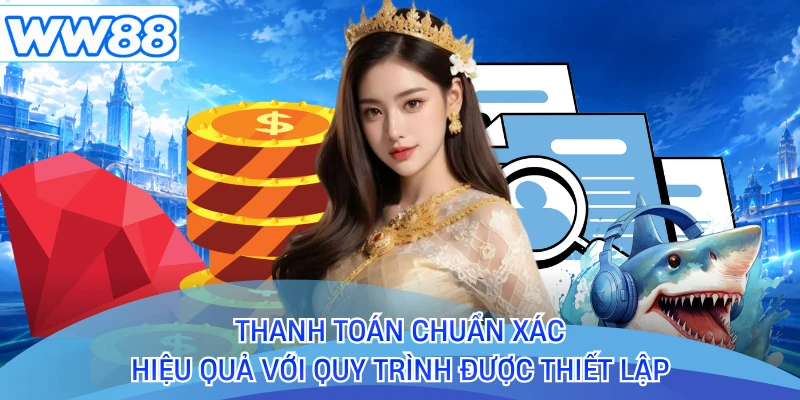 Thanh toán chuẩn xác, hiệu quả với quy trình được thiết lập 
