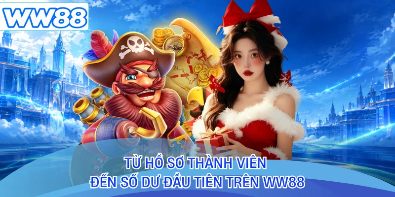 Từ hồ sơ thành viên đến số dư đầu tiên trên WW88