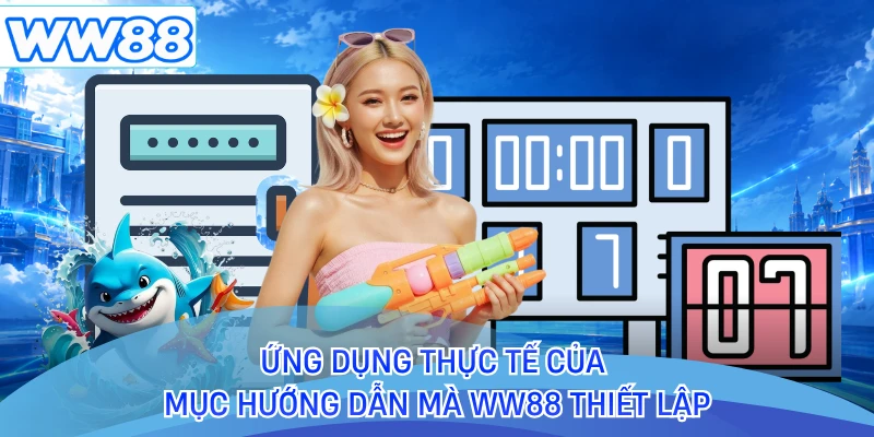 Ứng dụng thực tế của mục hướng dẫn mà WW88 thiết lập 